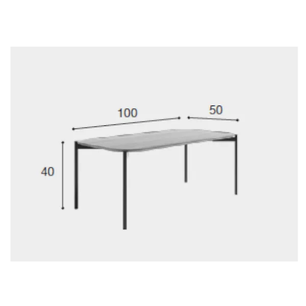 MESA DE CENTRO RECTANGULAR A8 - imagen 4