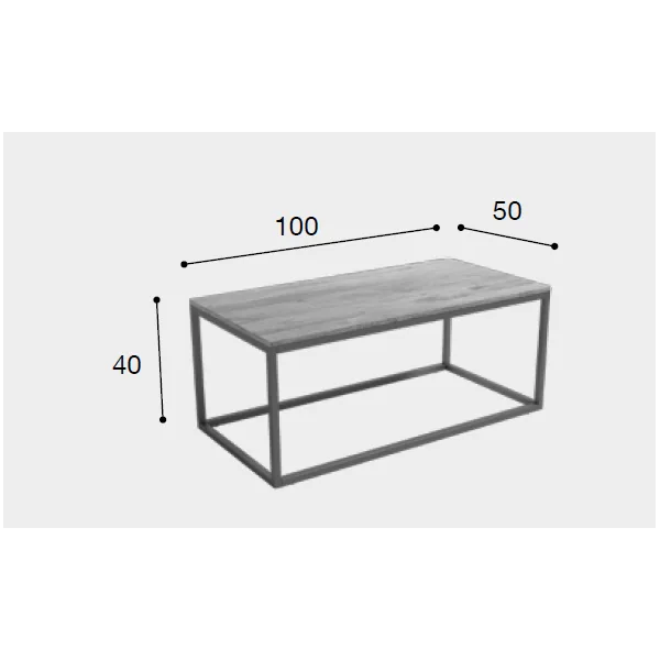 MESA DE CENTRO RECTANGULAR A11 - imagen 7